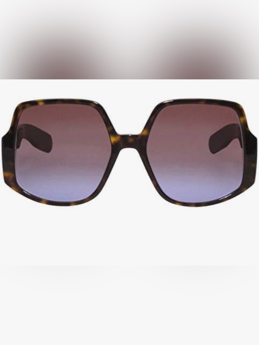 Dior Brown Havana/ Bicolor Gradient InsideOut1 Oversized Sunglasses